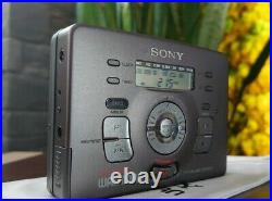 Sony Walkman WM-GX822 dark gray, mint, fully restored, accessories, 3.5 mm jack