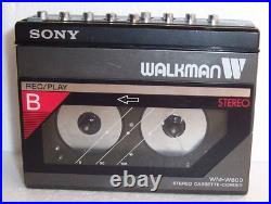 Sony Walkman WM-W800 Stereo REC Cassette Tape Player A/FM Radio W 800 JAPAN EX