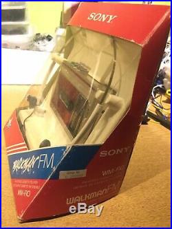 Sony walkman cassette player WM- F10