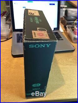 Sony walkman cassette player wm-7