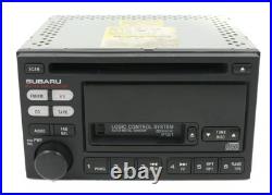 Subaru Legacy 2000-2002 Radio AM FM CD Cassette Player 86201AE12A Face P121 Subaru Legacy 2000-2002 Radio AM FM CD Cassette Player 86201AE12A Face P121