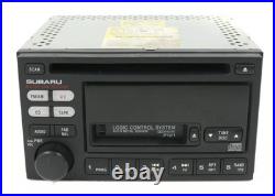 Subaru Legacy 2000-2002 Radio AM FM CD Cassette Player 86201AE12A Face P121