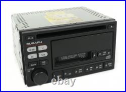 Subaru Legacy 2000-2002 Radio AM FM CD Cassette Player 86201AE12A Face P121 Subaru Legacy 2000-2002 Radio AM FM CD Cassette Player 86201AE12A Face P121