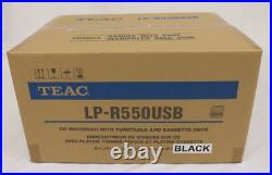 TEAC LP-R550USB-B CD Recorder Turntable Cassette Player Black USB TEAC LP-R550USB-B CD Recorder Turntable Cassette Player Black USB