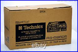 TECHNICS RS-686 DS / 686D Portable Cassettedeck inkl. Zubehör! NOS/OVP! RaR