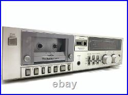 TECHNICS RS-M215 Stereo Cassette Deck Vintage 1982 Refurbished Working Good Look