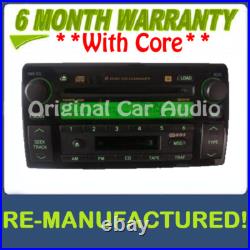 TOYOTA Camry JBL Radio Stereo 6 Disc Changer Tape Cassette CD Player OEM