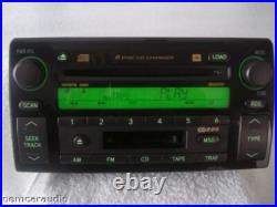 TOYOTA Camry JBL Radio Stereo 6 Disc Changer Tape Cassette CD Player OEM