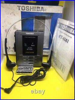 Toshiba Stereo Cassette Player Walkman KT-4142 Fully Working REFURBISHED Boxed