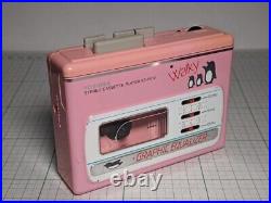 Toshiba Walky penguin pattern stereo cassette player operation confirmed KT-PS12