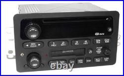 UNLOCKED Chevy 2000-05 Car Radio AM FM CD Cassette Player w Aux 10318438