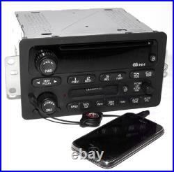 UNLOCKED Chevy 2000-05 Car Radio AM FM CD Cassette Player w Aux 10318438