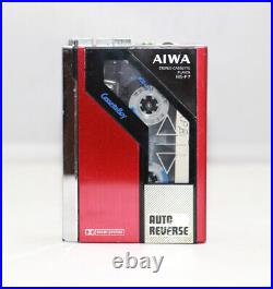 Ultra Rare Aiwa HS-P7 (RED) Back to the Future Walkman (HS-P07, HS-P02 mk ii)