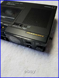 Very Clean Rebuilt Marantz PMD221 Full & 1/2 Speed Cassette Recorder with case