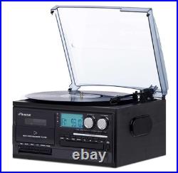 Victor Cosmopolitan Turntable Music Center Black Refurbished Grade Very Good
