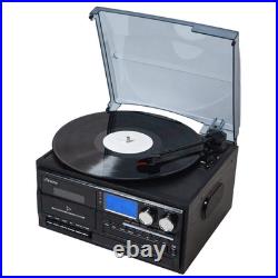 Victor Cosmopolitan Turntable Music Center Black Refurbished Grade Very Good
