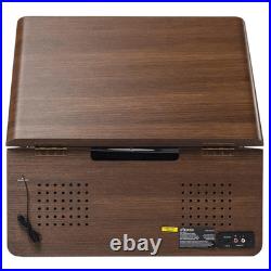 Victor Monument 8-in-1 Wood Music Center Espresso Refurbished Grade Very Good