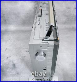 Victor RC-M70 AM FM Stereo Radio Cassette Recorder Silver RCM70 M-70 Tested JP Victor RC-M70 AM FM Stereo Radio Cassette Recorder Silver RCM70 M-70 Tested JP