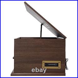 Victor State 7-in-1 Wood Music Center Espresso Refurbished Grade Very Good