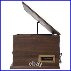 Victor VWRP-3800 State 7-in-1 Turntable Music Center Record Player EspressoT