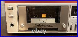 Vintage 1980 Silver Technics RS-M45 Direct Drive Single Cassette Tape Player
