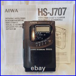 Vintage Aiwa HS-J707 stereo radio cassette recorder walkman complete & tested