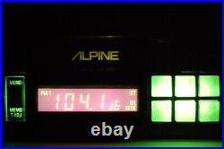 Vintage Alpine 7156 AM/FM cassette car stereo Lamborghini Ferrari BMW old rare