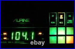 Vintage Alpine 7267 AM/FM cassette car stereo #3 Lambo Ferrari BMW old rare
