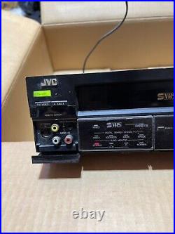 Vintage JVC HR-S7000U VHS S-VHS HiFi 4 Head VCR Video Cassette Recorder Works