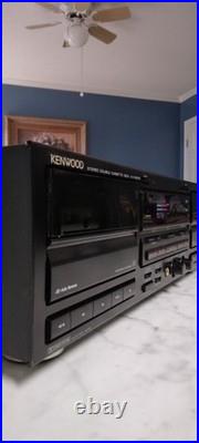 Vintage KENWOOD Stereo Double/ Dual Cassette Deck (KX-W6030) REFURBISHED