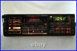 Vintage Kenwood KRC-636 AM/FM cassette car stereo #15 Lambo Ferrari BMW old rare