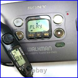 Vintage Restored SONY Cassette player WALKMAN WM-FX822 with Remote Very good