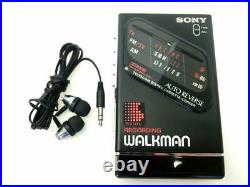 Vintage Restored SONY WALKMAN WM-F203 Cassette Tape player Very good work