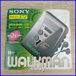 Vintage SONY WM-EX372 Walkman/Tape Cassette Player New Belt Fitted & VGC