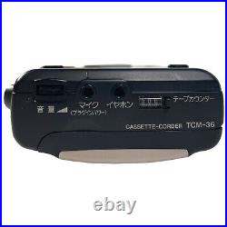 Vintage Sony TCM-36 Cassette-Corder Tape Player Recorder Japanese Version