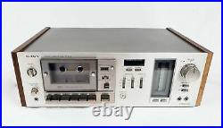 Vintage Sony TC-K60 Stereo Cassette Deck Tape Player with LCD VU Meter