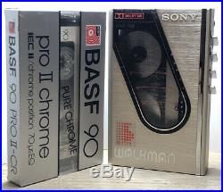 Vintage Sony WM-10II Walkman, Refurbished And Fully Functional
