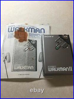 Vintage Sony Walkman 2 With Accessories, Working Condition