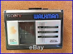 Vintage Sony Walkman WM-33 Personal Cassette Player with Sony MDR-027 Headphones