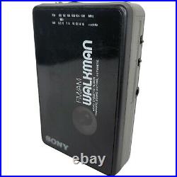 Vintage Sony Walkman WM-AF22 FM/AM Radio Cassette Player TESTED Free Shipping