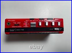 Vintage Sony Walkman WM-F55 Red, Restored & Fully Functional Vintage Sony Walkman WM-F55 Red, Restored & Fully Functional