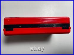 Vintage Sony Walkman WM-F55 Red, Restored & Fully Functional Vintage Sony Walkman WM-F55 Red, Restored & Fully Functional