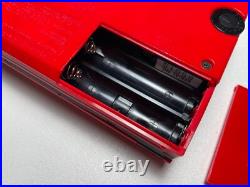 Vintage Sony Walkman WM-F55 Red, Restored & Fully Functional Vintage Sony Walkman WM-F55 Red, Restored & Fully Functional