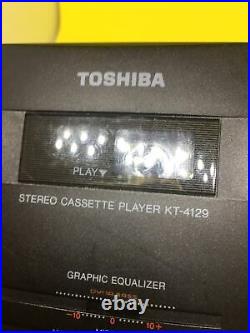 Vintage Toshiba Kt-4129 Stereo Cassette Player Working Condition Refurbished
