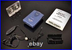 Walkman Portable Cassette Player Sony WM-EX1 Blue Refurbished Fully Working #001