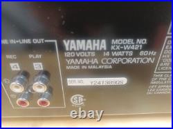 Yamaha KXW421 Stereo Dual Auto Reverse Cassette Tape Deck REFURBISHED Yamaha KXW421 Stereo Dual Auto Reverse Cassette Tape Deck REFURBISHED