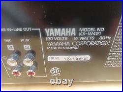 Yamaha KXW421 Stereo Dual Auto Reverse Cassette Tape Deck REFURBISHED Yamaha KXW421 Stereo Dual Auto Reverse Cassette Tape Deck REFURBISHED